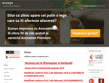Tablet Screenshot of ecosys.ro