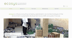 Desktop Screenshot of ecosys.com